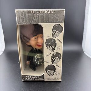 1964 Vintage Remco‎ The Beatles Ringo Starr Doll  Hard Body w/ Repro Box